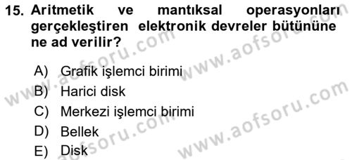 Programlamada Yeni Eğilimler Dersi 2018 - 2019 Yılı 3 Ders Sınav Soruları 15. Soru