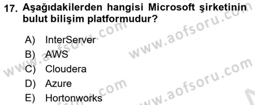 Programlamada Yeni Eğilimler Dersi 2018 - 2019 Yılı 3 Ders Sınav Soruları 17. Soru