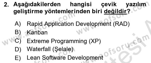 Programlamada Yeni Eğilimler Dersi 2018 - 2019 Yılı 3 Ders Sınav Soruları 2. Soru