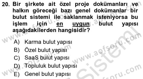 Programlamada Yeni Eğilimler Dersi 2018 - 2019 Yılı 3 Ders Sınav Soruları 20. Soru
