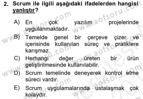 Programlamada Yeni Eğilimler Dersi 2018 - 2019 Yılı (Vize) Ara Sınav Soruları 2. Soru