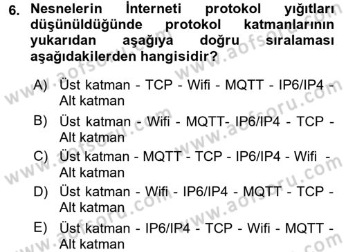Programlamada Yeni Eğilimler Dersi 2018 - 2019 Yılı (Vize) Ara Sınav Soruları 6. Soru