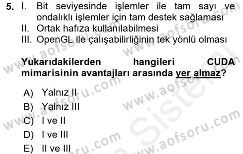 Programlamada Yeni Eğilimler Dersi 2018 - 2019 Yılı (Final) Dönem Sonu Sınav Soruları 5. Soru