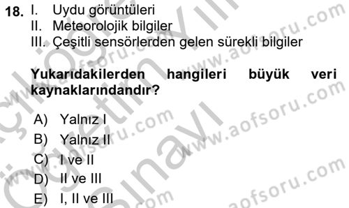 Programlamada Yeni Eğilimler Dersi 2018 - 2019 Yılı Yaz Okulu Sınav Soruları 18. Soru