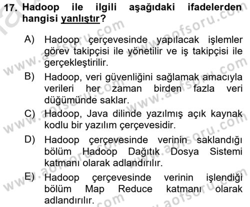 Programlamada Yeni Eğilimler Dersi 2020 - 2021 Yılı Yaz Okulu Sınav Soruları 17. Soru
