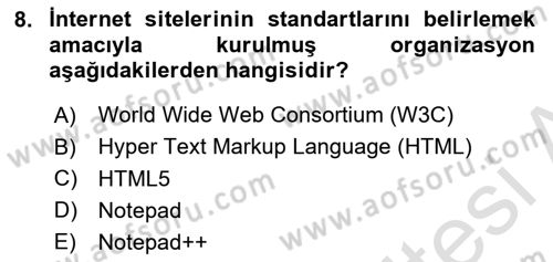 Programlamada Yeni Eğilimler Dersi 2020 - 2021 Yılı Yaz Okulu Sınav Soruları 8. Soru