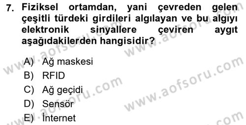 Programlamada Yeni Eğilimler Dersi 2021 - 2022 Yılı (Vize) Ara Sınav Soruları 7. Soru