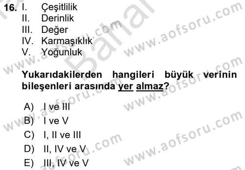 Programlamada Yeni Eğilimler Dersi 2021 - 2022 Yılı (Final) Dönem Sonu Sınav Soruları 16. Soru