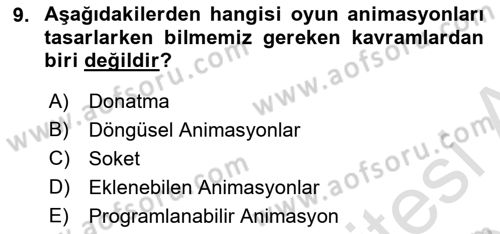 Programlamada Yeni Eğilimler Dersi 2021 - 2022 Yılı (Final) Dönem Sonu Sınav Soruları 9. Soru