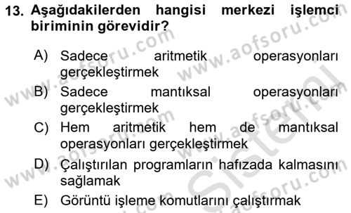 Programlamada Yeni Eğilimler Dersi 2022 - 2023 Yılı Yaz Okulu Sınav Soruları 13. Soru