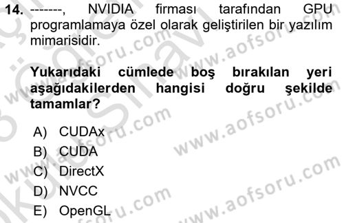 Programlamada Yeni Eğilimler Dersi 2022 - 2023 Yılı Yaz Okulu Sınav Soruları 14. Soru