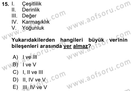 Programlamada Yeni Eğilimler Dersi 2022 - 2023 Yılı Yaz Okulu Sınav Soruları 15. Soru