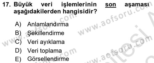 Programlamada Yeni Eğilimler Dersi 2022 - 2023 Yılı Yaz Okulu Sınav Soruları 17. Soru
