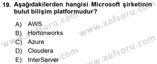 Programlamada Yeni Eğilimler Dersi 2022 - 2023 Yılı Yaz Okulu Sınav Soruları 19. Soru