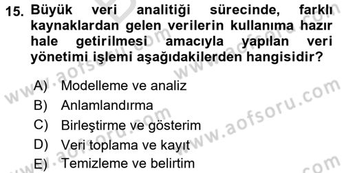 Programlamada Yeni Eğilimler Dersi 2023 - 2024 Yılı (Final) Dönem Sonu Sınav Soruları 15. Soru