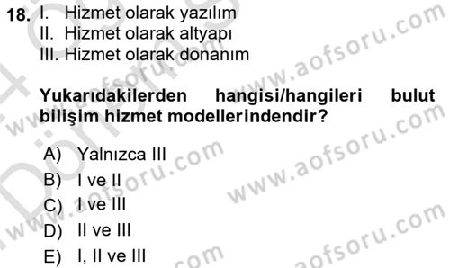 Programlamada Yeni Eğilimler Dersi 2023 - 2024 Yılı (Final) Dönem Sonu Sınav Soruları 18. Soru