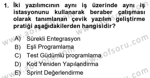 Programlamada Yeni Eğilimler Dersi 2023 - 2024 Yılı Yaz Okulu Sınav Soruları 1. Soru