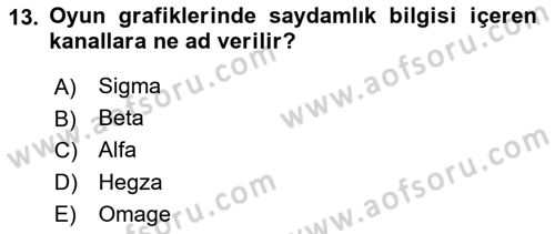 Programlamada Yeni Eğilimler Dersi 2023 - 2024 Yılı Yaz Okulu Sınav Soruları 13. Soru