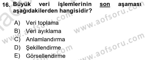 Programlamada Yeni Eğilimler Dersi 2023 - 2024 Yılı Yaz Okulu Sınav Soruları 16. Soru