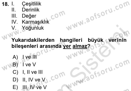 Programlamada Yeni Eğilimler Dersi 2023 - 2024 Yılı Yaz Okulu Sınavı 18. Soru