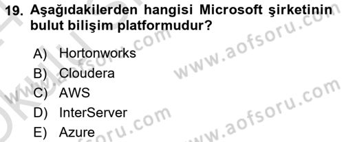 Programlamada Yeni Eğilimler Dersi 2023 - 2024 Yılı Yaz Okulu Sınav Soruları 19. Soru