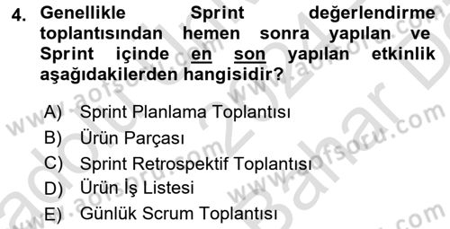 Programlamada Yeni Eğilimler Dersi 2024 - 2025 Yılı (Vize) Ara Sınav Soruları 4. Soru