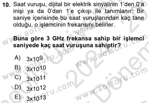 Programlamada Yeni Eğilimler Dersi 2024 - 2025 Yılı (Final) Dönem Sonu Sınav Soruları 10. Soru