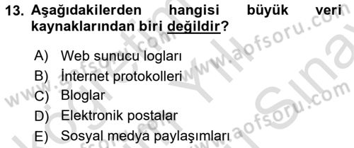 Programlamada Yeni Eğilimler Dersi 2024 - 2025 Yılı (Final) Dönem Sonu Sınav Soruları 13. Soru