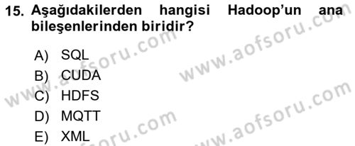 Programlamada Yeni Eğilimler Dersi 2024 - 2025 Yılı (Final) Dönem Sonu Sınav Soruları 15. Soru