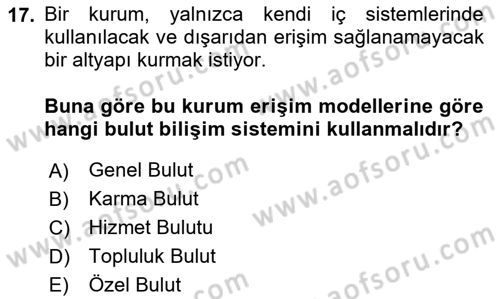 Programlamada Yeni Eğilimler Dersi 2024 - 2025 Yılı (Final) Dönem Sonu Sınav Soruları 17. Soru