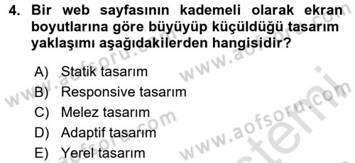 Programlamada Yeni Eğilimler Dersi 2024 - 2025 Yılı (Final) Dönem Sonu Sınav Soruları 4. Soru