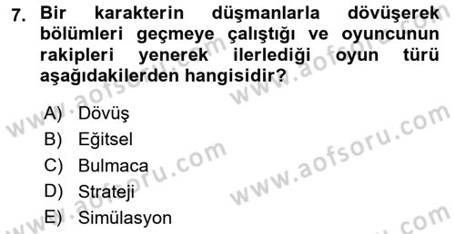 Programlamada Yeni Eğilimler Dersi 2024 - 2025 Yılı (Final) Dönem Sonu Sınav Soruları 7. Soru