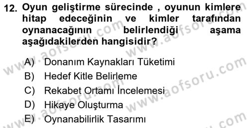Programlamada Yeni Eğilimler Dersi 2024 - 2025 Yılı Yaz Okulu Sınav Soruları 12. Soru
