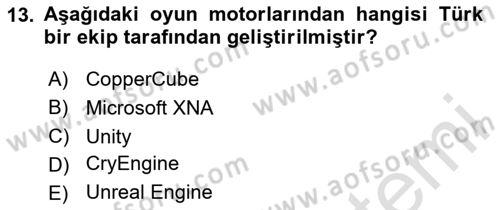 Programlamada Yeni Eğilimler Dersi 2024 - 2025 Yılı Yaz Okulu Sınav Soruları 13. Soru