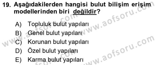 Programlamada Yeni Eğilimler Dersi 2024 - 2025 Yılı Yaz Okulu Sınav Soruları 19. Soru