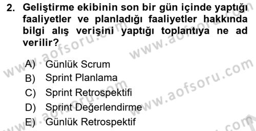 Programlamada Yeni Eğilimler Dersi 2024 - 2025 Yılı Yaz Okulu Sınav Soruları 2. Soru