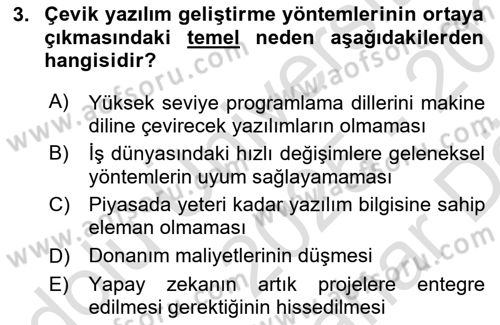 Programlamada Yeni Eğilimler Dersi 2025 - 2026 Yılı (Vize) Ara Sınav Soruları 3. Soru
