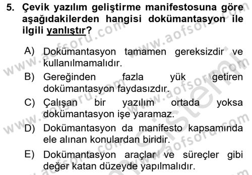 Programlamada Yeni Eğilimler Dersi 2025 - 2026 Yılı (Vize) Ara Sınav Soruları 5. Soru