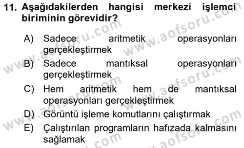 Programlamada Yeni Eğilimler Dersi 2025 - 2026 Yılı (Final) Dönem Sonu Sınav Soruları 11. Soru