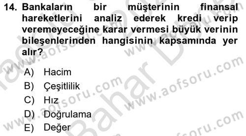 Programlamada Yeni Eğilimler Dersi 2025 - 2026 Yılı (Final) Dönem Sonu Sınav Soruları 14. Soru
