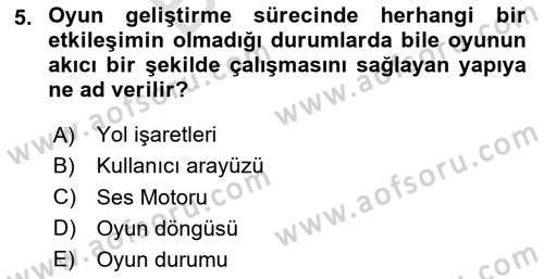 Programlamada Yeni Eğilimler Dersi 2025 - 2026 Yılı (Final) Dönem Sonu Sınav Soruları 5. Soru