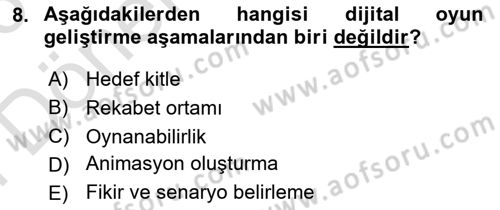 Programlamada Yeni Eğilimler Dersi 2025 - 2026 Yılı (Final) Dönem Sonu Sınav Soruları 8. Soru