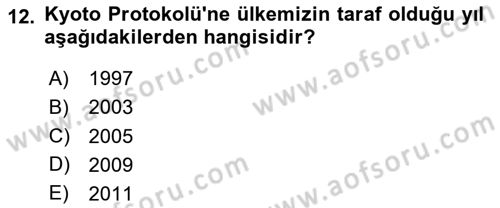 Yerel Ekonomik Kalkınma Dersi 2023 - 2024 Yılı (Final) Dönem Sonu Sınav Soruları 12. Soru