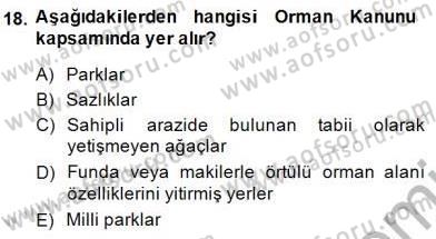 Belediye, İmar ve Gayrimenkul Mevzuatı Dersi 2013 - 2014 Yılı (Final) Dönem Sonu Sınav Soruları 18. Soru