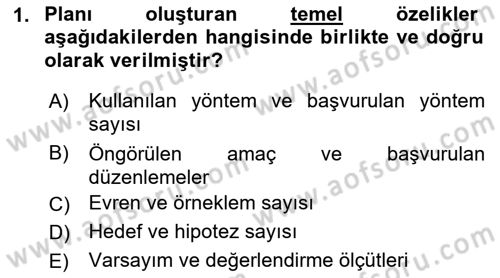 Belediye, İmar ve Gayrimenkul Mevzuatı Dersi Ara Sınavı Deneme Sınav Soruları 1. Soru