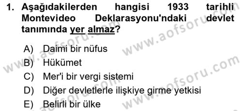 Yerel Yönetimler Dersi 2024 - 2025 Yılı (Final) Dönem Sonu Sınav Soruları 1. Soru