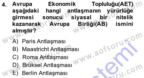 Şehircilik Dersi 2013 - 2014 Yılı (Final) Dönem Sonu Sınav Soruları 4. Soru